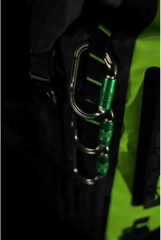 Python Lime Black Rucksack waterproof 50 Litre