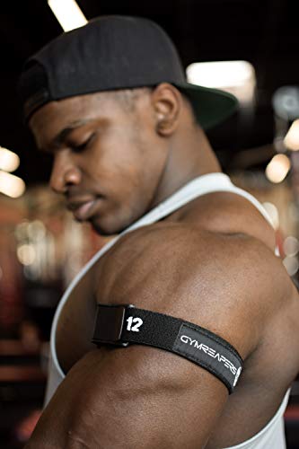 Gymreapers Occlusion Training Bands - Blood Flow Restriction for Arms & Legs (Arms/Legs)…