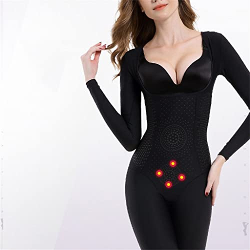 Htklcz 1Pcs Shapewear One-Piece Long-Sleeved Body Shaping Abdomen Shaping Clothes Hip Pants (Color : B, Size : L Code) #TOP3