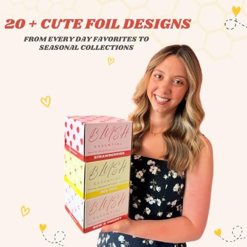 Blush Foils, Cute Hair Foils – 5 x 10.75in, Hair Foils for Highlighting – 500 Sheets, Salon Foils – No Rip, No Slip, Just Quality Foils, Hair Color Foils, Hair Foils for Hair Stylist (Bee Hive) — view 5