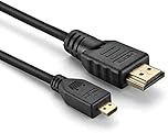 HDMI cable for Canon EOS M5, M50, M6, M6 Mark II, M200, R3, R5, R5 C, R6, R6 Mark II, R7, R10 Camera - Length = 6.5ft / 2M