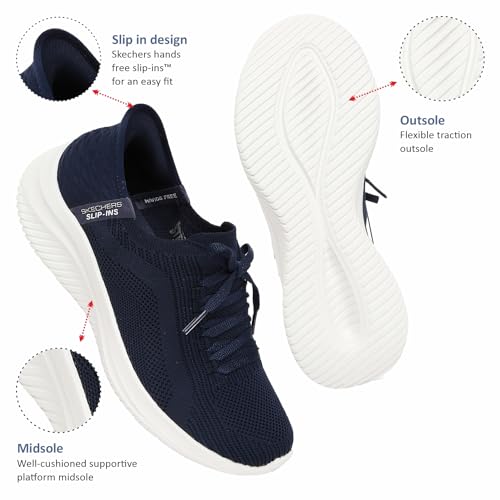 Image of Skechers Womens Ultra Flex 3.0 - Brilliant Slip-ins Sneaker