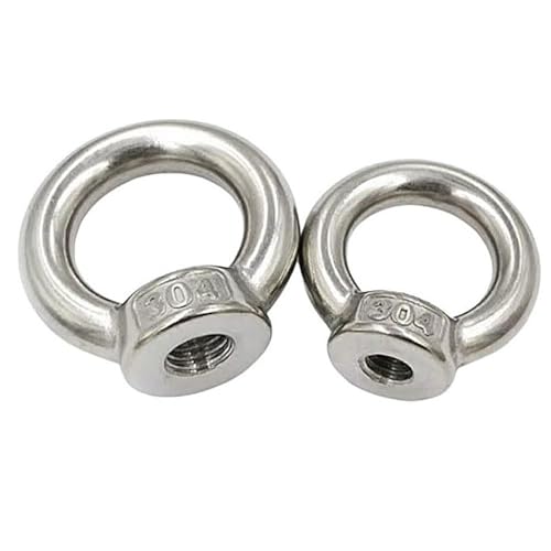 Écrous à œil M20 en acier inoxydable 304 pour levage de charges - Lot de 2