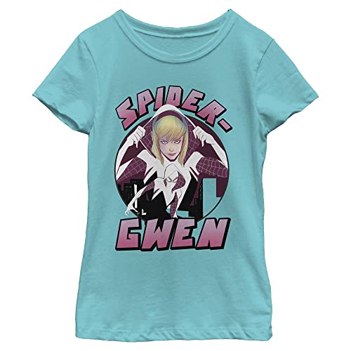 T-shirt Spider Gwen Marvel pour fille idéal pour l'école et les loisirs
