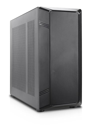 Rosewill Helium NAS Black ATX Mid Tower Computer Case, Mesh Panel, 4X 140mm PWM Fan, Ideal for DIY...