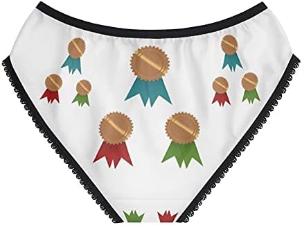 Three Blank Seals With Ribbon Panties, Underwear, Briefs, Cotton Briefs, Panties For Women