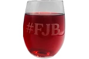 FJB Wine Glass LET'S GO BRANDON Engraved Conservative