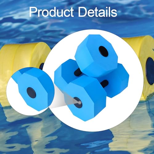 2x Mancuernas acuáticas para ejercicio en piscina miniatura 3