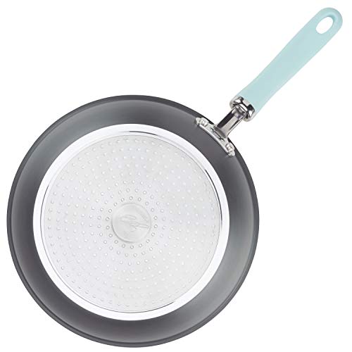 Rachael Ray Create Delicious Deep Hard Anodized Nonstick Frying Pan/Fry Pan/Hard Anodized Skillet - 10.25 Inch, Gray by Rachael Ray - Image 4
