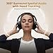HAYLOU S40 Noise Cancelling Headphones Over Ear, 50dB Hybrid ANC with Multiple Modes, LDAC Hi-Res Wireless Audio, 90H Playtime, Custom EQ via App, Bluetooth 6.0 Multipoint Connect, 5 HD Mics Call