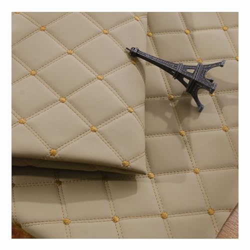 Similicuir texturé beige pour rénover vos chaises de salon et créer vos sacs DIY