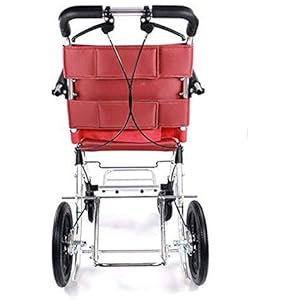 Hyy Yy Rolstoel aluminium rolstoel ultralichte draagbare Zelfrijdende rolstoel met een Zetelbreedte van 34.5cm en een…