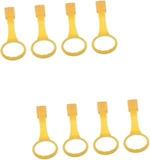 Toyvian 2 Peças 1/4 Peças Ferramenta Manual De Atividade Anéis De Caminhada Aleatórios Anel De Pé Berçário Puxa Brinquedos Para Crianças Suporte Colorido Berço Bebê Criança Assistente