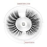 UAMOU Rzęsy luzem naturalne rzęsy z norek 3D miękkie Faux Cils ręcznie robione sztuczne rzęsy narzędzie do makijazu kosmetyki do przedłużania rzęs Cheerfully (Color : Mix 80 pairs, Size : 13-17mm)