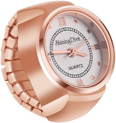 Shining Diva Fashion Latest Stylish Ring Watch for Women and Girls