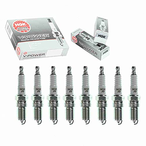 8 pc NGK V-Power Spark Plugs Cadillac STS 4.6L V8 2005-2006