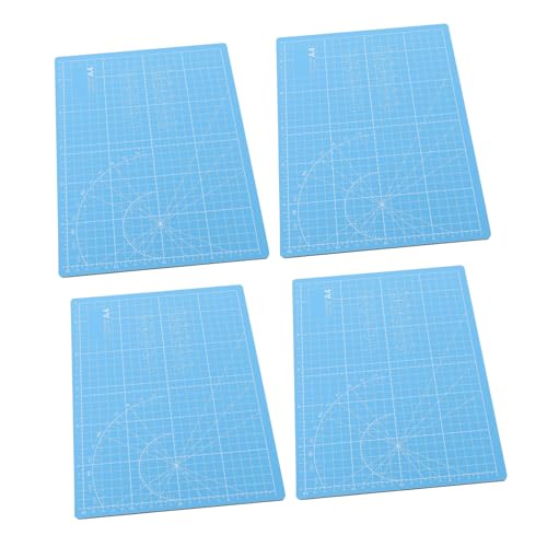 HOMSFOU Large Quantity Pvc Cutting Boards 4pcs Fabric Cutting Mats Non-slip Table Protection Mats for Diy Projects