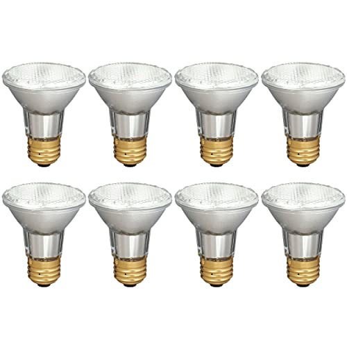 8 Pack Par20 Halogen Flood Light Bulbs 39W Indore Outdoor Flood Dimmable E26 Base 120V Flood Light Bulbs For Security Spotlight Indoor Recessed Light Bulbs - Par20 Flood Halogen Light Bulbs #TOP26