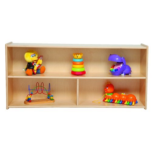 Rri Goods 2-Shelf Kids Bookshelf & Toy Storage Organizer | 3-Section Montessori Shelves For Home & Classroom Organization & Storage #TOP1