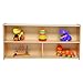 RRI Goods 2-Shelf Kids Bookshelf & Toy Storage Organizer | 3-Section Montessori Shelves for Home & Classroom Organization & Storage