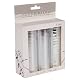 Luftschlangen Folat 3er Pack in Metallic Silber