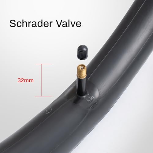 2 PCS 16 Inch Heavy Duty 16x1.50/1.90 Bike Tubes AV32MM Schrader Valve 38/48-305 Inner Tubes Compatible with 16 x 1.50 16x1.75 16 x 1.90 Bike Bicycle Tire Tubes