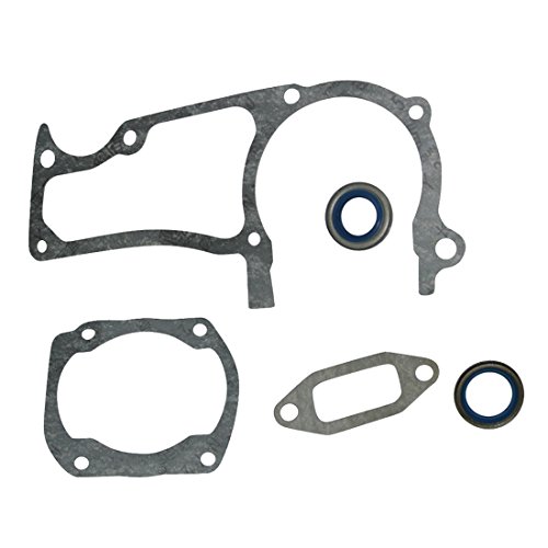 Ruichang Complete Gasket Oil Seals Set Fit HUSQVARNA 365 371 372 JONSERED 2165 2071