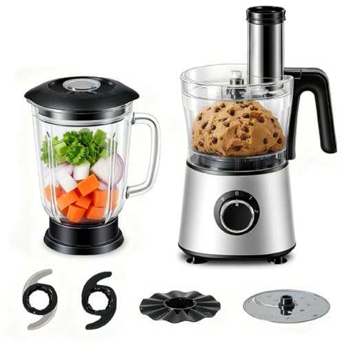 Image of NEWBULIG Food Processor 2 Cup, Electric 1.5L Food Chopper for Meat, Vegetables, Dough, Puree, Shredding & Blending, 2 Adjustable Speeds, Sharp Blades, Safety Lock