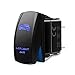 MICTUNING MIC-LSB1 Laser LED Light Bar Rocker Switch ON-Off LED Light 20A 12V, 5pin, Blue