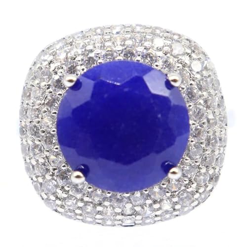 Bague émeraude verte bijoux femme hommes en argent et zircone cubique