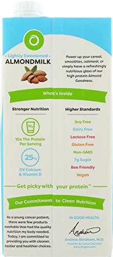 Orgain Organic Lightly Sweetened Vanilla Almond Milk, 32 Fz #TOP1