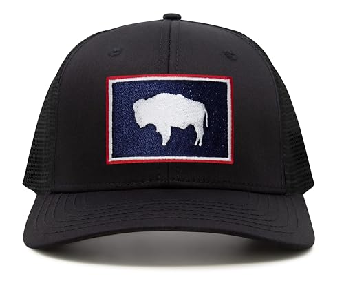 Image of International Tie State Hat for Men and Women, Adjustable Snapback Trucker Baseball Cap with Embroidered Patch