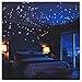 GLOW DANS LES STARS DARK, STARS POUR LE CIELING Glow in the Dark étoiles , Liderstar Lot de 252 stickers muraux en forme de points brillant dans le noir. Belles Decalques Murales