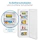 Bomann® Gefrierschrank Nofrost freistehender Tiefkühlschrank 161 L | Total No Frost - nie wieder abtauen - Schnellgefrierfunktion u. MultiAirflow-System | Türanschlag wechselbar | GS 7343 weiß