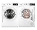 24 in. White Washer and Dryer Combo with 2.3 CU. FT. Front Load Washer and 3.88 CU. FT. 2
