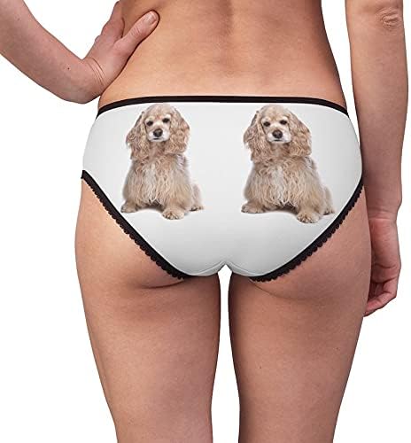 DogsMakeMeHappy American Cocker Spaniel Panties, American Cocker Spaniel Underwear, Briefs, Cotton Briefs