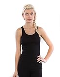 2 Pack Zenana Women's Basic Ribbed Tank Top Small Black & White