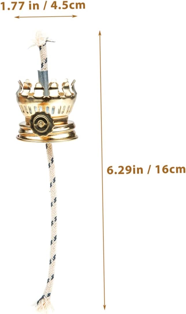 20pcs Kerosene Lamp Wick Holder Replaceable Wicks Vintage Oil Lamp Parts for Home Use and