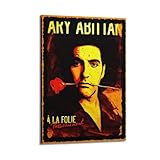 XMSDHRE Poster d�coratif sur toile Ary Abittan A La Folie - Impression sur toile - D�coration murale moderne pour chambre � coucher - 30 x 45 cm