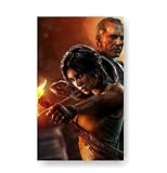 JCYMC Tomb Raider Affiche Film Alicia Vikander Visage Art Mural Décor À La Maison Fd554Sz 40X60Cm sans Cadre