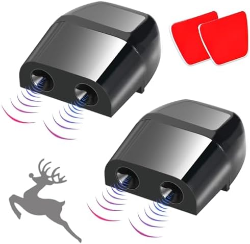 Deer Whistle 2-Pack Ultrasonic S - Dual Port Design For Vehicle Safety Squirrel Call Whistle - Foto 10
