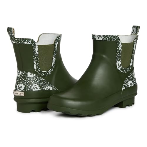 Image of Laura Ashley Women's Waterproof Mid Cut Rain Boots