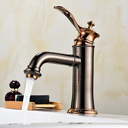 Robinet de lavabo en laiton anti-corrosion pour remplacer un mitigeur fuyant
