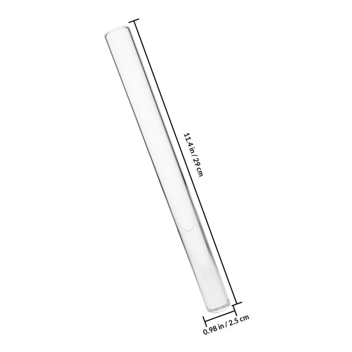 Nudelholz Multifunktionales Backzubehör Antihaftbeschichtete Transparent 2 Stück Acryl Teigrollstäbe für Fondant und Kekse für Küche und Backen