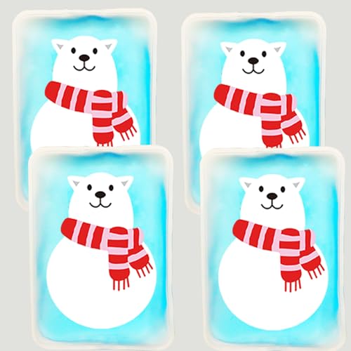 Reusable Snap Heat Pack, Hand Warmers Click, Hand Warmers Boil Click Heat Pocket Hand Warmer, Pouch Gel Hand Warmers for Hiking Skiing Winter Sports (Blue, Large)