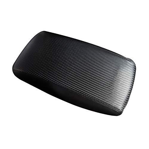 Image of CDEFG Center Console Cover for Grand Cherokee 2011-2019 2020 2021 Armrest Cover Console Lid Pads Supporter Carbon Fiber (Console Cover)