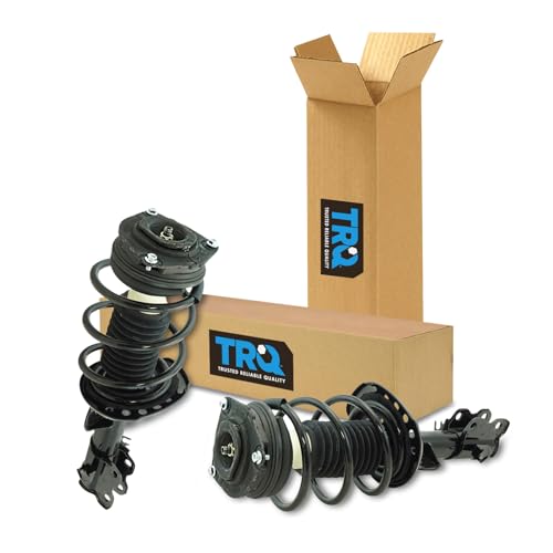 Image of TRQ Front Driver and Passenger Side Strut and Spring Assembly Set Compatible with 13-19 Nissan Sentra