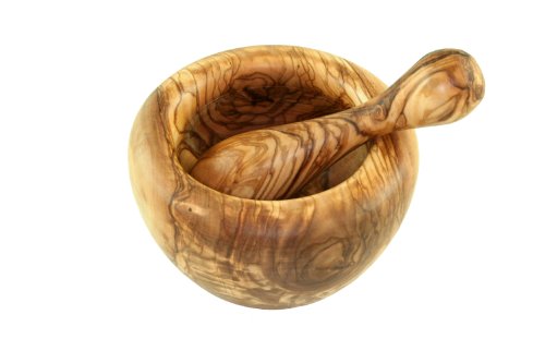 D, o.m. Mortero y 14 cm de madera de olivo