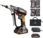 WORX Nitro 20V SwitchDriver 2.0 avec 85 pc Kit d'accessoires, 2-in-1 Pilote sans fil sans brosse, manchons rotatifs de 1/4 po, WX177L.2 – (pile & Chargeur inclus)
