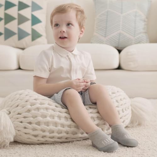 Image of Baby Sock Shoes Baby Walking Shoes Infant Non-Slip Breathable Slippers with Soft Rubber Sole Baby Boys Girls Sneakers